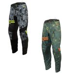 Thor Sector Digi Mens Motocross Pants Off Road Cycle MTB Quad Dirt Bike ATV BMX Enduro Race MX Trouser (Camo Black,4XL/42 inches)