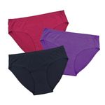 Pristine Life | Urine Collector Panties For Women | Wash & Reusable | Absorbs Light Urine Leaks | Anti Bacterial, Hygienic & Leakproof | Pack Of 3 | Magenta, Navy Blue & Dark Pink | 3XL