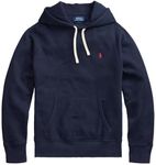 POLO RALPH LAUREN Mens Cabin Fleece Hoodied Sweatshirt, Navy, XXL