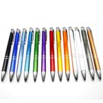 Stylish quality metal ballpoint Pens, black ink, soft writing experience (black ink, Multiple body colours (13 colours per pack))