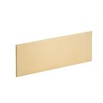 USAMILY Brass Flat Rectangular Bar Stock 1/8" x 2" x 6" Metal Wire Drawing Surface Solid Brass