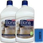 KLEEG Bona Hardwood Floor Polish, High Gloss | Bona Hardwood Floor Polish, High Gloss Bundled Cleaning Packet