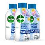 Dettol Washing Machine Descaler (Pack of 3) | Spring Blossom | 750ML | Multipack | 3 X 250ml | Antibacterial Cleaner, Disinfectant, Laundry