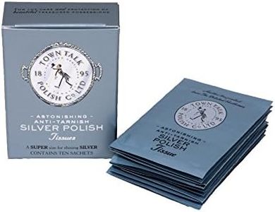 TOWN TALK TT-182 Silver Polish Tissue Sachets(10), Silver