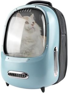 Petkit Evertravel Cat Backpack Portable Transparent Breathable Cat Travel Carrier Bag Blue