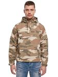 Brandit Men's Windbreaker Jacket - Multicoloured (Light Woodland 107), X-Large