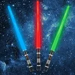 3 pack 3 colors Light Up Saber with