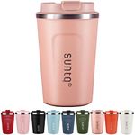 SUNTQ Reusable Coffee Cups Travel -