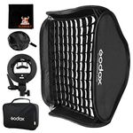 GODOX Foldable Grid Softbox 60x60cm / 24x24in with S-Type Flash Bracket Bowens Mount Holder for Studio Flash Speedlight Photography (SFGV6060)