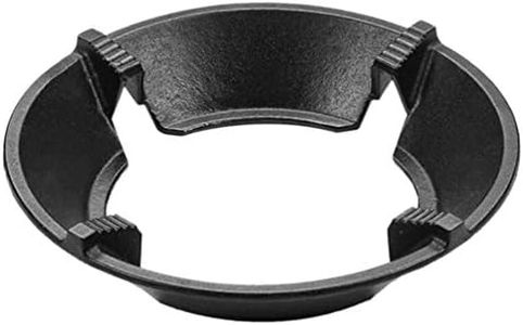 Cabilock Brackets Iron Pan Metal Brackets 1 Set Cast Iron Wok Rack Gas Stove Wok Ring Stove Trivets Cooktop Range Pan Holder Stand for Gas Home Kitchen (Black) Metal Holder Metal Cast
