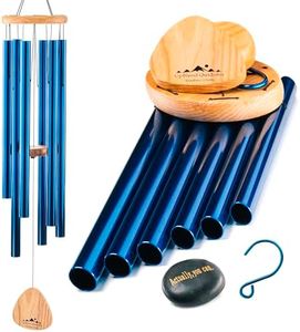 UpBlend Outdoors Wind Chimes for People who Like Their Neighbors 2 - an Amazing Addition to a Patio, Porch, Garden, or Backyard - 41" Total Length
