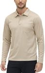 Rdruko Long Sleeve Golf Polo Shirts