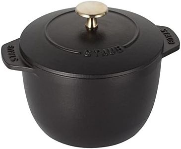 STAUB Cocotte ronde en fonte 1,75 l Noir