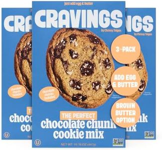 Cravings by Chrissy Teigen Chocolate Chip Cookie Mix – Makes 12 4-inch Cookies, Includes Chocolate Chunks, Easy Cookie Mix (Pack of 3)