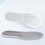 ZONVER® Elastic Shock Absorbing Height Increasing Sports Shoe Insoles for Men and Women Cuttable Soft Breathable Honeycomb Orthotic Replacement Inserts Insoles (39-45)