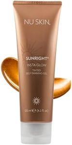 Nu Skin Sunright Insta Glow Self Tanner Gel | 4.2 oz | Summer Tan | Face & Body Bronzer | Beauty & Skin Care | Vitamin E & Avocado Oil & Amino Acids