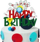 Bowling Happy Birthday Cake Topper 