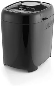 Progress Bread Maker – Bread, Jam & Yoghurt Machine, 15 Preset Functions, Makes up to 2lbs Loaves, Backlit Display, 3 Crust Options, Delay & Keep Warm Function, 550W, Black