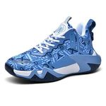 DHOVOR Mens Womens Basketball Shoes, Youth Fashion Basketball Sneakers, Non Slip Basketball Trainers, Sports Shoes for Mens Outdoor and Indoor