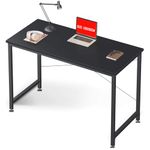 Duramex (TM) Study Computer Desk Table 53.5 inches 136cm Long 24" 60cm Wide Large Table Workstation for Home Office, Black