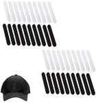 Armastuse Hat Size Reducer, Hats Caps Sweatband, Hat Size Reducer Tape,40 Pcs for Mens Women Hats Caps Sweatband (Black & White)