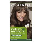 Clairol Natural Instincts Semi-Permanent No Ammonia Hair Dye, 6A Light Ash Brown