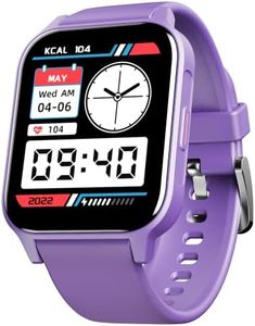 boAt Xtend Call Plus Smart Watch w/ 1.91" HD Display, Advanced BT Calling, Coins, ENx Tech, HR & SpO2, English & Hindi Languages, Multiple Watch Faces,100+Sports Modes(Deep Purple)