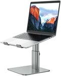 BESIGN LSX6N Laptop Stand, Ergonomic Adjustable Notebook Stand, Riser Holder Computer Stand Compatible with Air, Pro, Dell, HP, Lenovo More 10-15.6" Laptops, Gray