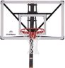 Silverback Height Adjustable In-Ground Basketball Hoop with Tempered Glass Backboard, Pro-Style Breakaway Rim, Pole and Backboard Pad