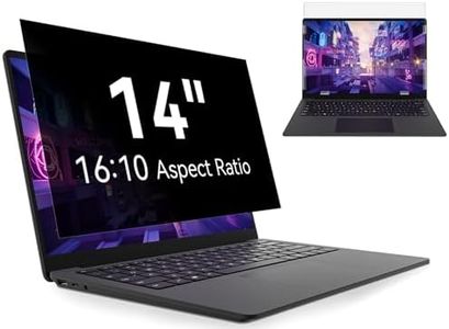 Filtre de Confidentialité de 14 Pouces Aspect 16:10 pour écran Ordinateur Portable, Compatible avec HP/Dell/Acer/Lenovo/Thinkpad/ASUS/Sony, Amovible Anti-Lumière Bleu Premium Protecteur D'écran