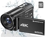 SPRANDOM Video Camera Camcorder 4K 
