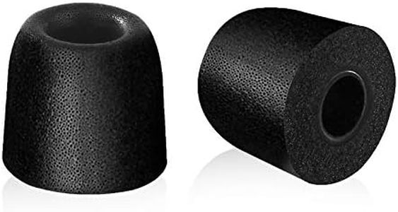 SIMOLIO Casque de Remplacement d'embouts, écouteurs en Mousse à mémoire avec Isolation Acoustique (Noir, 5 Paires, Petite Taille)