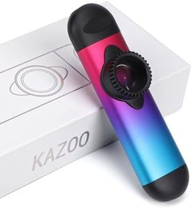 Rockhouse Kazoos, Metal Kazoo for Adults with 30 Flute Membranes, Easy to Learn Whimsical Fun Instruments for Bands Live Performance, Party, Travel (Multi-color)