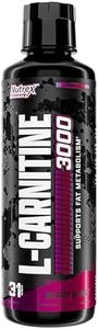 Nutrex Research Liquid Carnitine 3000 | Premium Liquid Carnitine, Stimulant Free, Fat Loss Support | Berry Blast