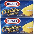 Kraft Processed Cheddar Cheese 250g (Pack Of 2)