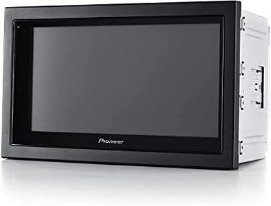 Pioneer DMH-A340DAB 2-DIN Multimedia Player, Short Installation Depth, 6.8 Inch ClearType Touch Screen, Smartphone Connection, USB, DAB/DAB+ Digital Radio, Bluetooth, 13-Band Graphics Equalizer