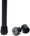Furnigear Chair Leg Floor Protectors Felt Bottom 3/4”Chair Leg coves Inside Diameter Black 16 Piece