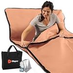 Lifepro RejuvaWrap Infrared Sauna Blanket –Heated Blanket for Relaxation, Portable Sauna Suit Wrap – Spa-Like Experience at Home with 9 heat levels (95°F to 176°F) Thermal Detox Wraps & Hand Towel