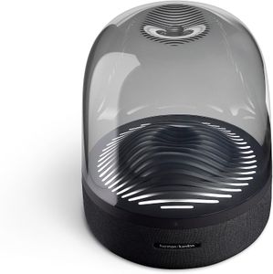 Harman Kardon Aura Portable Bluetooth Speaker, 360° Audio, Black