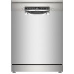 Bosch SMS4EMI06G Series 4, Free-Standing Dishwasher, B Energy Rated, 60 cm, 14 Place Settings, 9 Litre, ExtraDry, Silence Plus 42dB Quiet,Rackmatic Adjustable Basket, Silver Inox