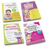 Grade 1 Ultimate English Combo Practice Workbooks Set of 4: Grammar, Writing Skills, Olympiad Prep, and Gear Up English| Ages 6-7 Years [Paperback] Scholars Insights