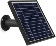 Uogw Solar Panel Charge for Arlo Pro 3 /Arlo Ultra/Ultra 2/Arlo Pro 4, with 11.5ft Waterproof Magnetic Power Cable, Adjustable Mount(Black)
