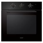 COMFEE' 60L, 60cm Wide, Single Electric Built-in Fan Oven, 8 Function with Air Fry, Multiphase Cooking and Easy Cleaning Removable Door, Color Black - CBO60M80M1-BK