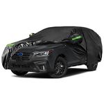 Waterproof Car Cover Replace for 2004-2022 Subaru Outback, 6 Layers All Weather Car Covers with Zipper Door & Windproof Bands for Snow Rain Dust Hail Protection (Outback)