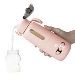 FANPARE Portable Bottle Warmer for Travel, Baby Brew Bottle Warmer for Breastmilk, Formula, Smart Water Bottle with Temperature Control, 15000mAh Battery for Multiple Heating and USB Rechargeable