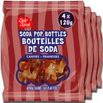 Gummy Candy Bag - Sod Pop Gummy Cola Bottles | Smart Choice from Lady Sarah Variety Sweets - Canada's Top Gummies Candy - 4 Candy Bags x 120g - 480g