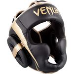 Venum, Elite Boxing Headgear, Men's, One Size, Black/Gold