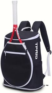 Tennis Backpack, Team Tennis Racket Bag for Men & Women, Sport Bags for Tennis Pickleball Badminton with Shoes Compartment