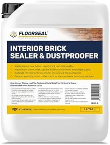 Interior Brick Sealer & Dustproofer - Seal, Dustproof & Protect Interior Brick & Masonry (5 Litre)