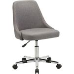 Lorell Task Chair, Fabric, Grey